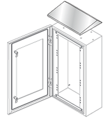 Крыша антидождевая нерж.ст.300х150мм SRX | TT3015X | ABB